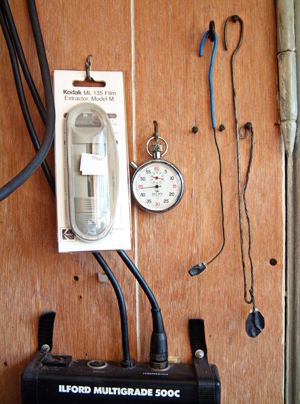 Equipment on the back of the kitchen door 2007 © Jan Oberg 2012